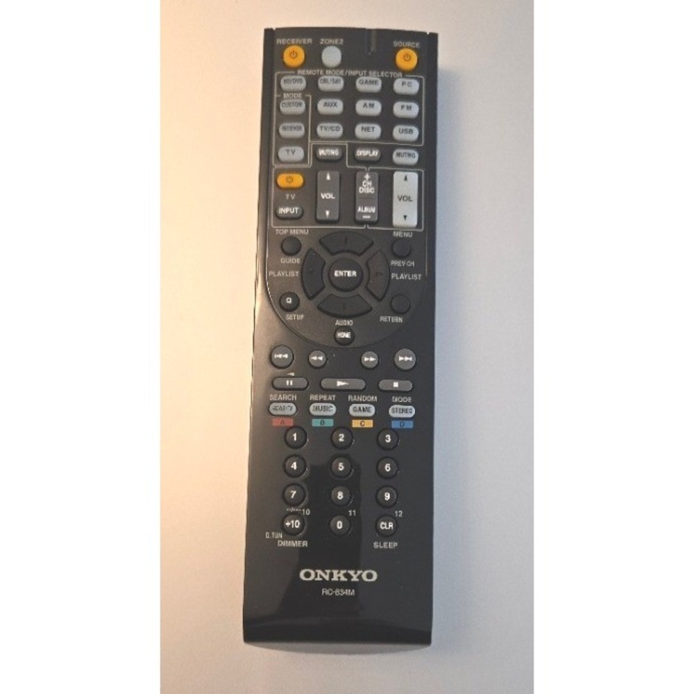 Onkyo RC-834M Audio Video Receiver Remote Control